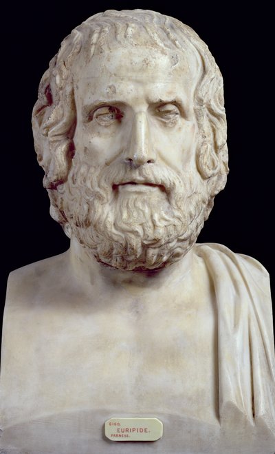 Portrait Bust of Euripides by Unbekannt Unbekannt